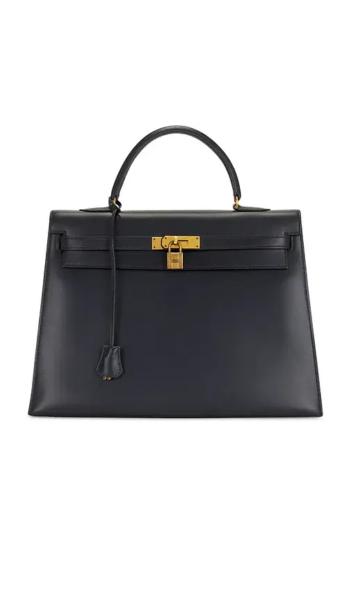 HERMÈS 1977 Box Kelly 35 Handbag | Thumbnail 10