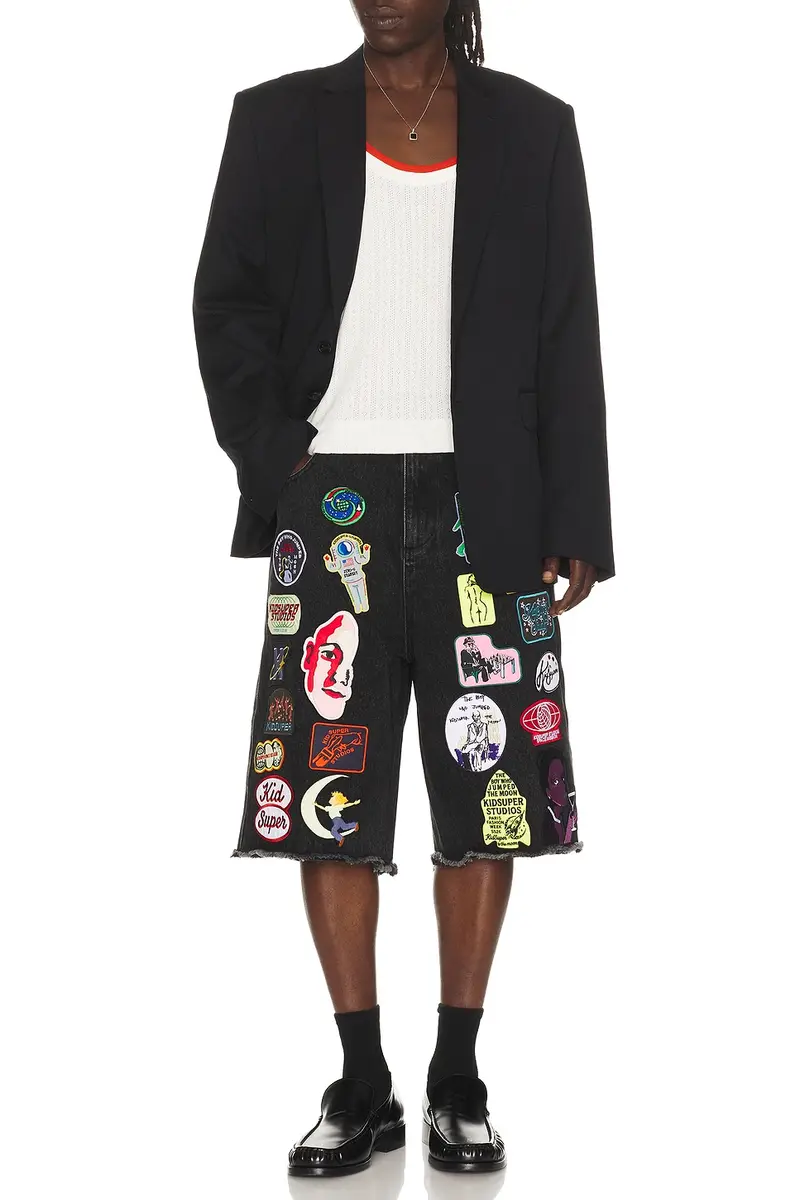 KidSuper Patches Denim Short | Thumbnail 3 KidSuper Patches Denim Short | Thumbnail 3