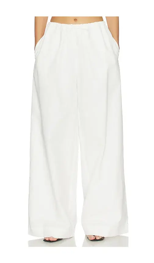 Simkhai Rhea Cotton Wide Leg Pant | Image 1 Simkhai Rhea Cotton Wide Leg Pant | Image 1