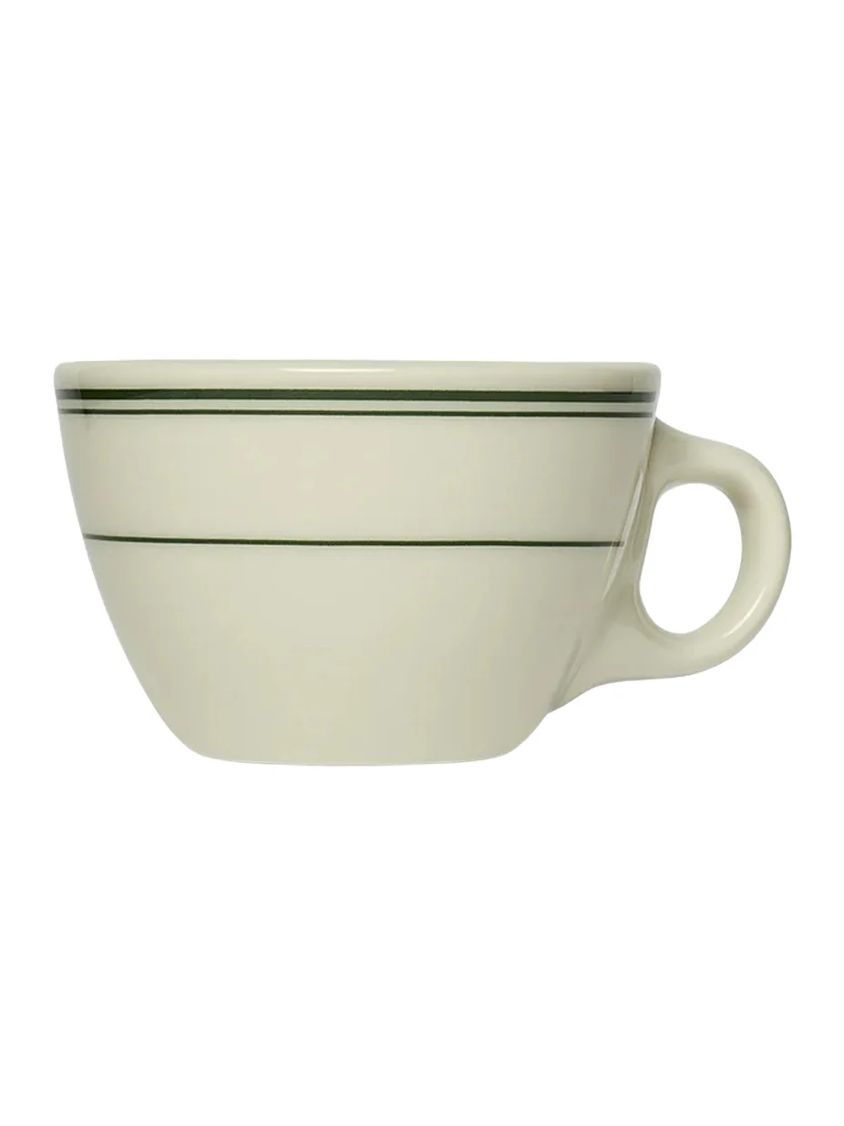 Fish's Eddy Greenband Tea Cup