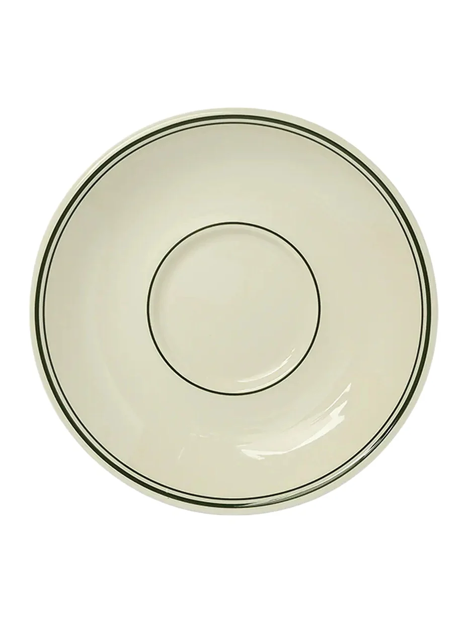 Fish's Eddy Greenband Saucer