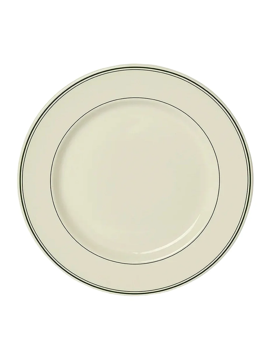 Fish's Eddy Greenband Main Plate