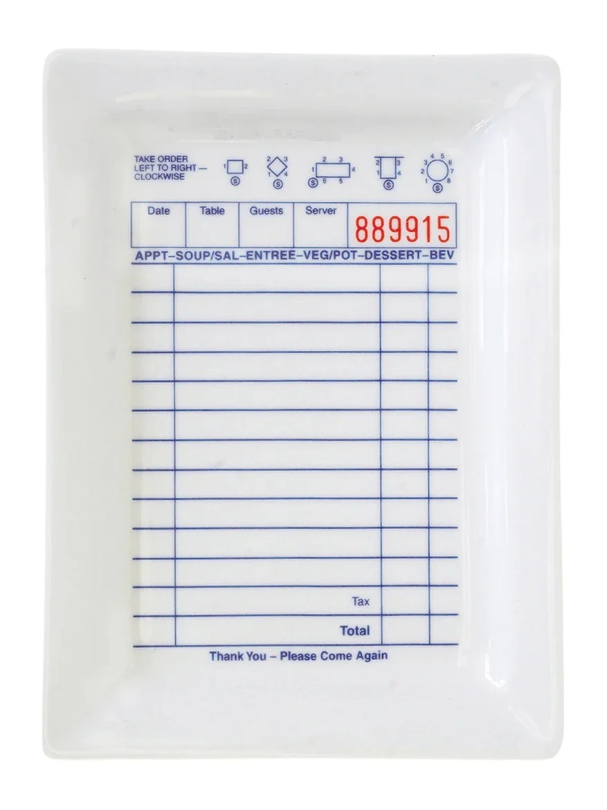 Fish's Eddy Guest Check Tray