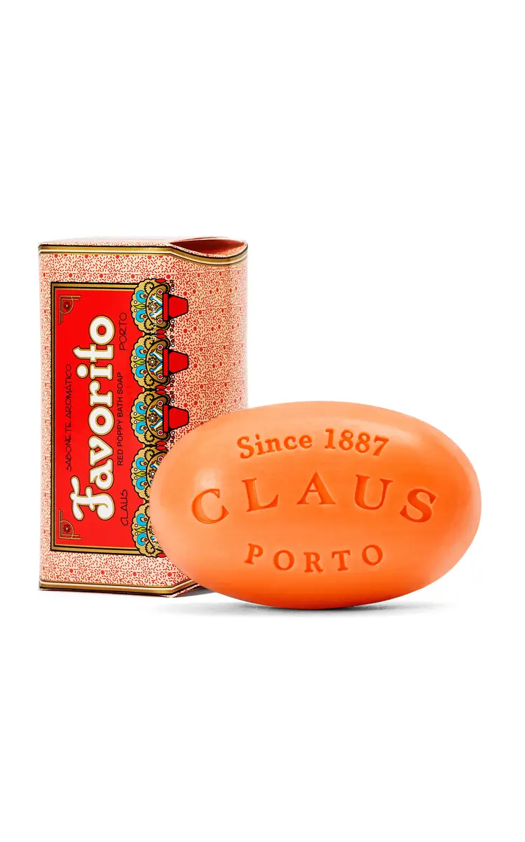 Claus Porto Favorita Red Poppy Soap | Image 1 Claus Porto Favorita Red Poppy Soap | Image 1