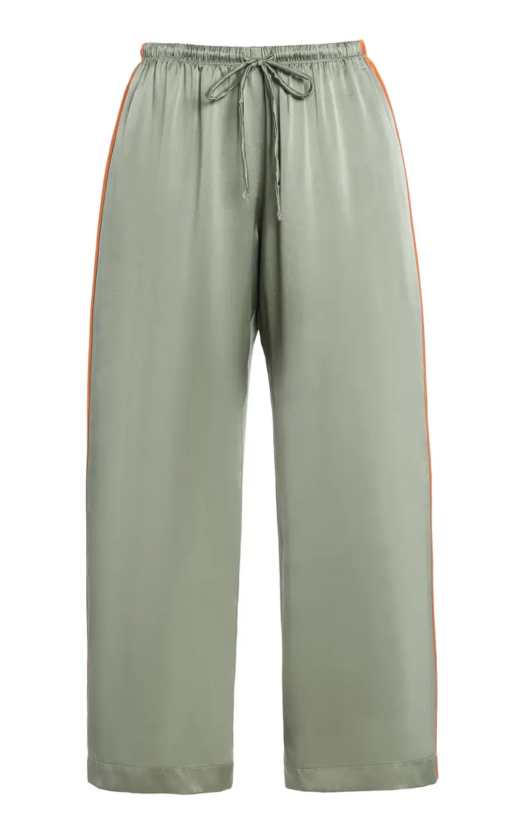 DONNI. Striped Silk Wide-Leg Cropped Pants | Thumbnail 18 DONNI. Striped Silk Wide-Leg Cropped Pants | Thumbnail 18
