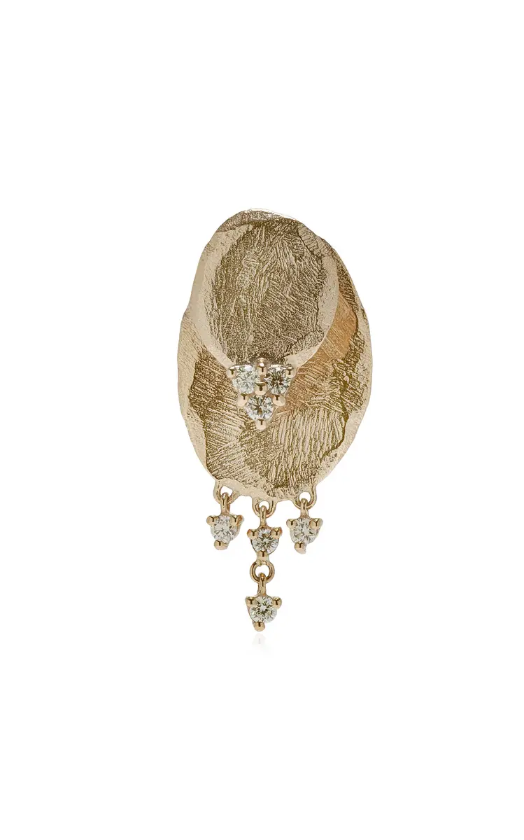 Pascale Monvoisin Gaby N°3 9K Gold Diamond Single Earring | Thumbnail 4 Pascale Monvoisin Gaby N°3 9K Gold Diamond Single Earring | Thumbnail 4