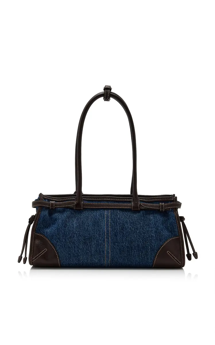 Prada Bonnie Medium Denim Bag | Thumbnail 4