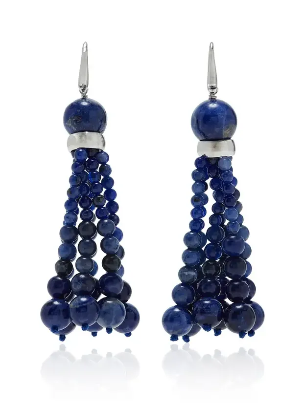 x Jeanerica Venice Opera Indigo Earrings x Jeanerica Venice Opera Indigo Earrings