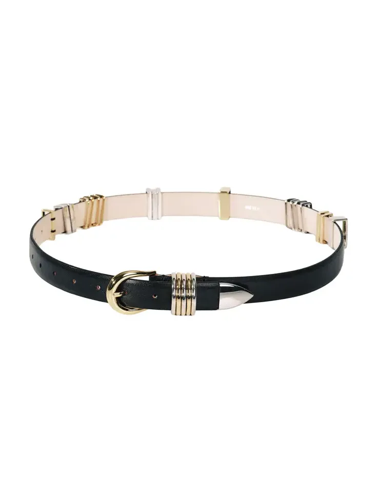 Hollyhock Messy Leather Belt Hollyhock Messy Leather Belt