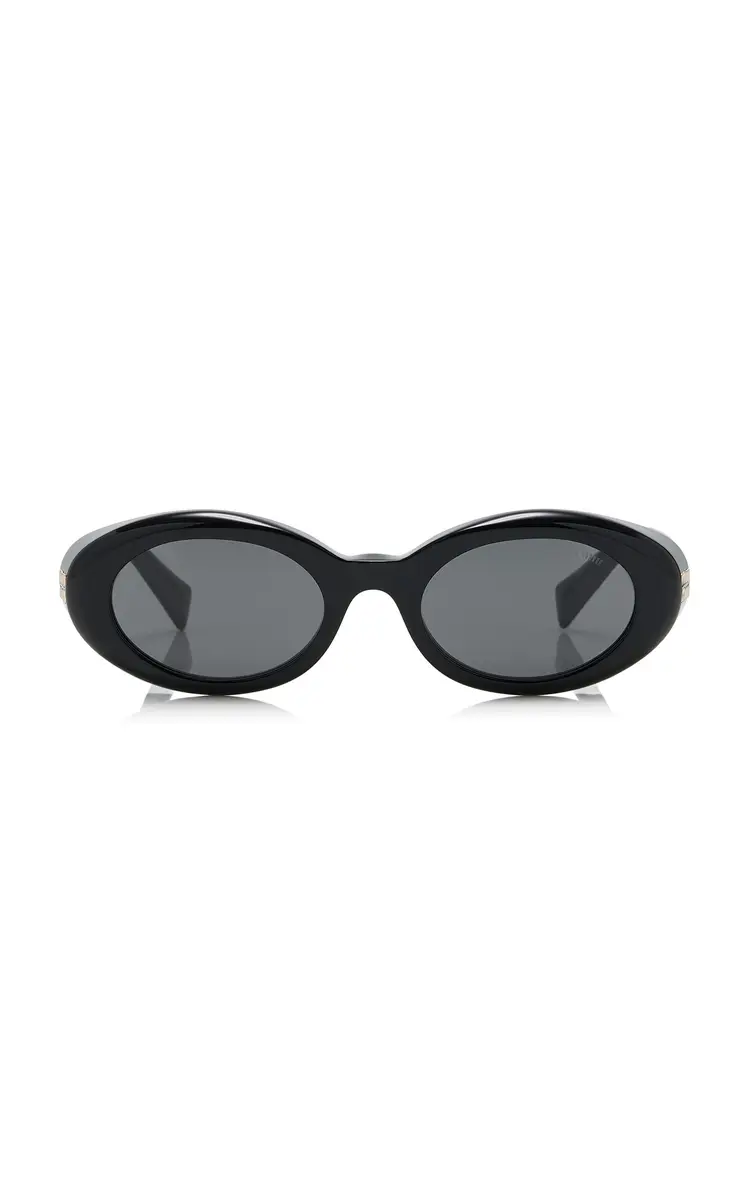 Miu Miu Round-Frame Acetate Sunglasses | Thumbnail 5 Miu Miu Round-Frame Acetate Sunglasses | Thumbnail 5