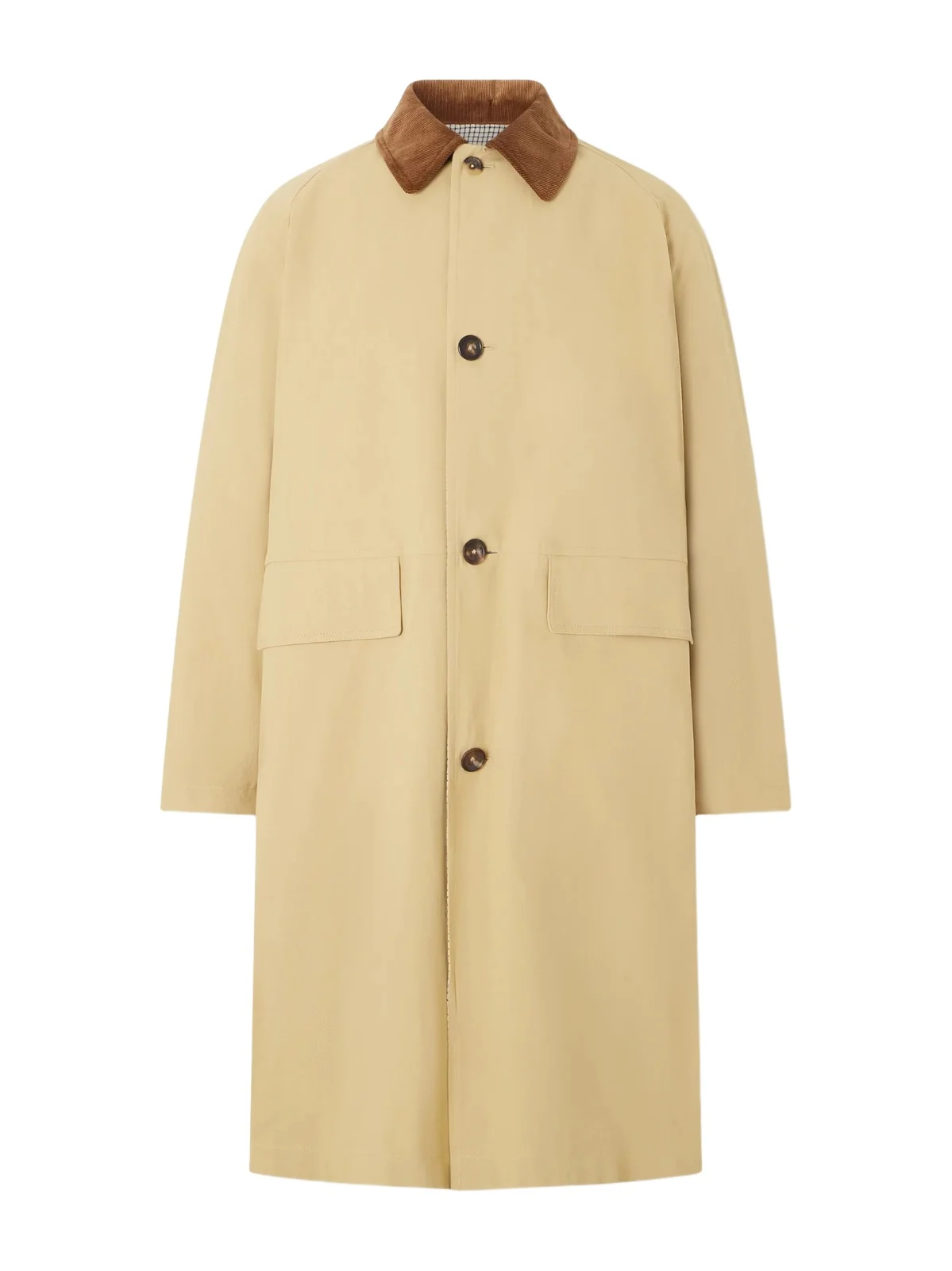 Drake's Reversible Corduroy-Trimmed Cotton and Linen-Blend Jacket - Men
