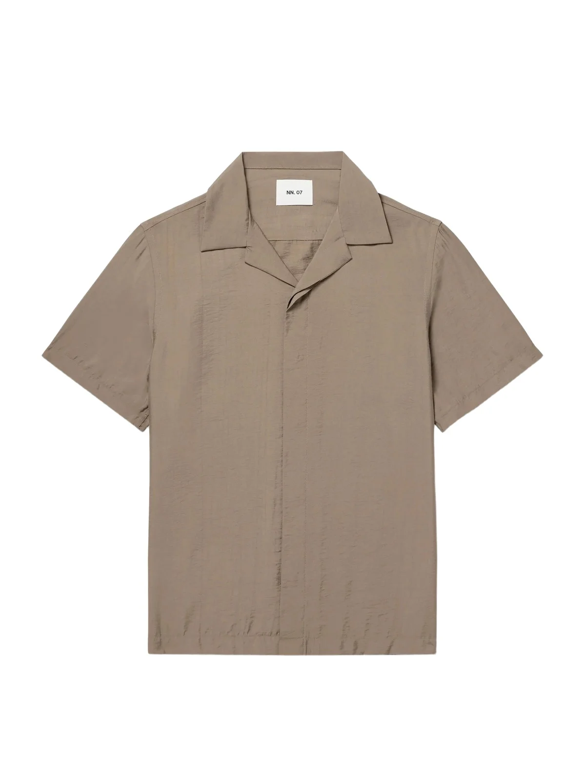 NN07 Hank 5971 Camp-Collar Modal-Blend Seersucker Shirt - Men