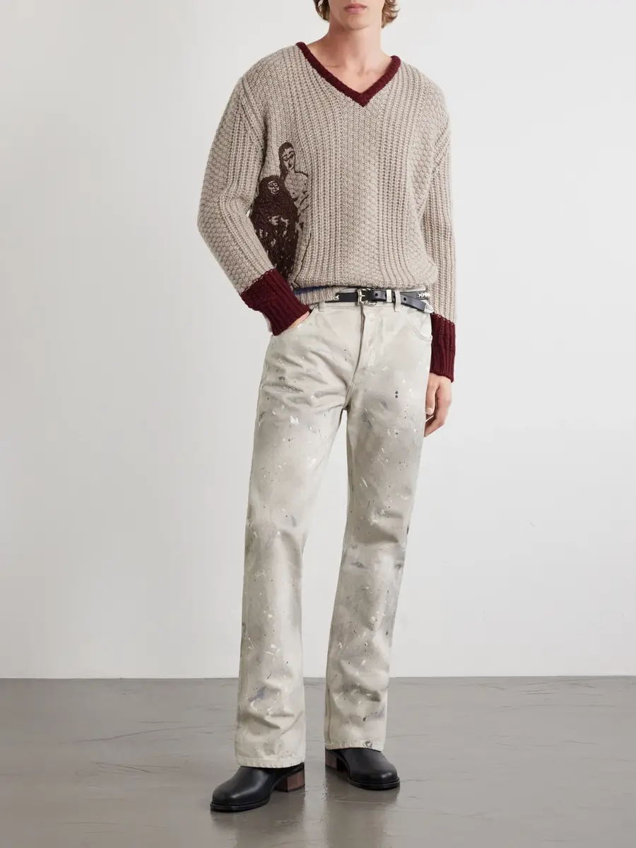 Enfants Riches Déprimés Flared Paint-Splattered Jeans - Men | Thumbnail 2