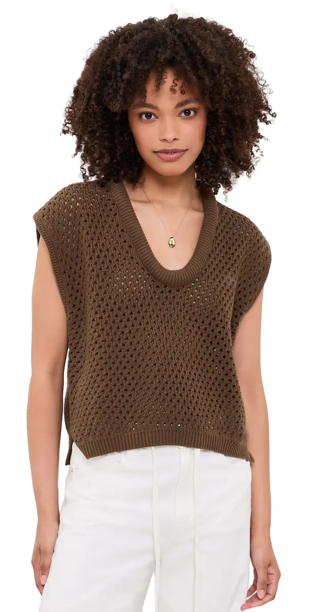 Pistola Beck louchy Open Knit weater Java | Image 1 Pistola Beck louchy Open Knit weater Java | Image 1