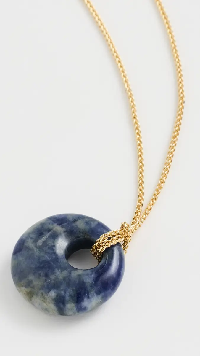 Shashi Lapis Pendant Rope Chain Necklace | Thumbnail 4