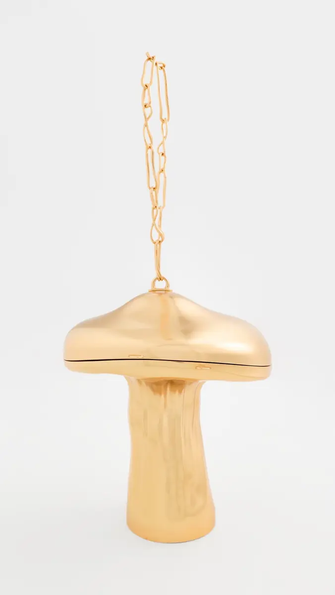 Cult Gaia Fungo Clutch Brushed Brass One Size | Thumbnail 2 Cult Gaia Fungo Clutch Brushed Brass One Size | Thumbnail 2