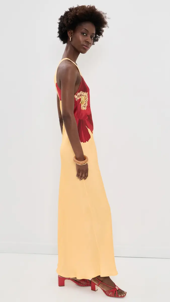 Farm Rio Poppy Flowers Maxi Dress | Thumbnail 4