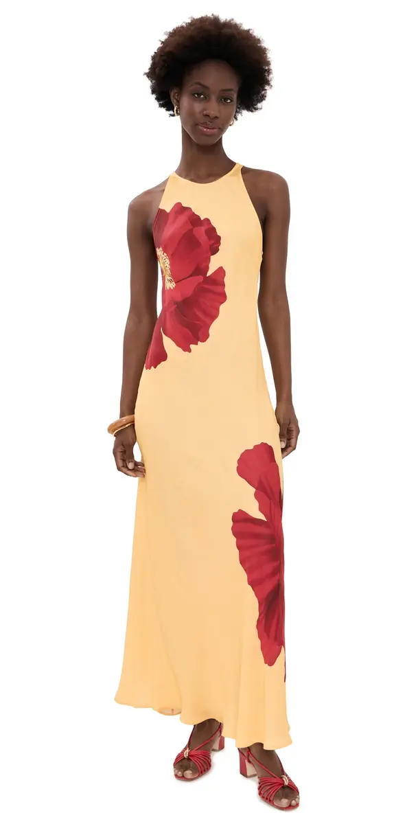 Poppy Flowers Maxi Dress Poppy Flowers Maxi Dress