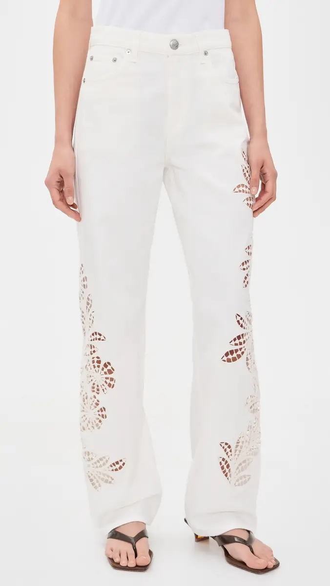 rag & bone Shea Full Straight Jeans | Thumbnail 2 rag & bone Shea Full Straight Jeans | Thumbnail 2