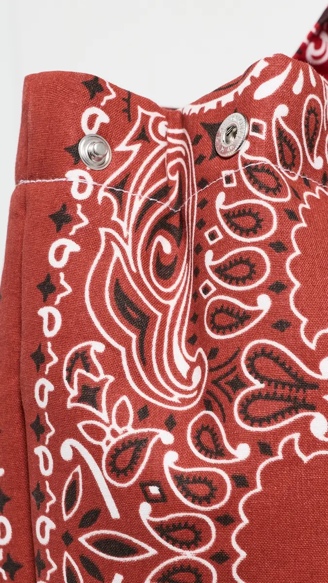 Call It By Your Name Maxi Bandana Tote Bag Vintage Red/Real Red One Size | Thumbnail 5 Call It By Your Name Maxi Bandana Tote Bag Vintage Red/Real Red One Size | Thumbnail 5