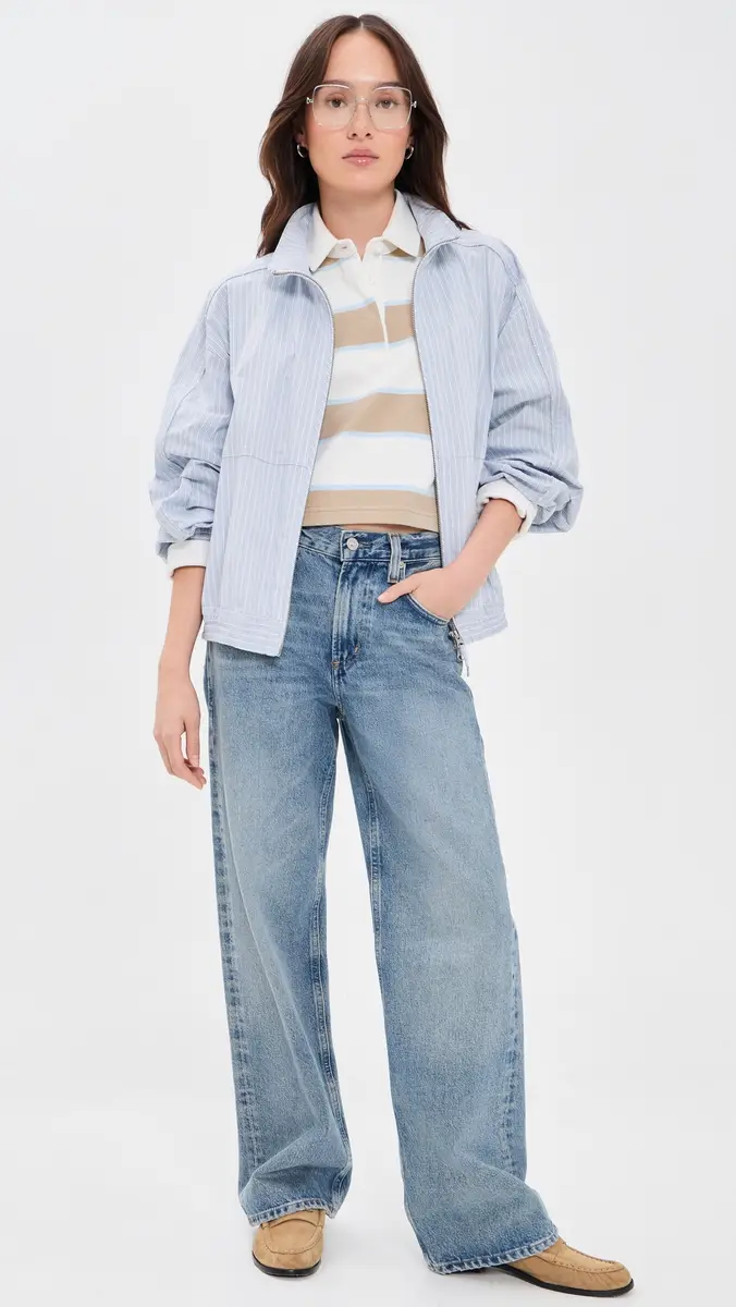 Rowing Blazers Cropped Striped Rugby | Thumbnail 5 Rowing Blazers Cropped Striped Rugby | Thumbnail 5