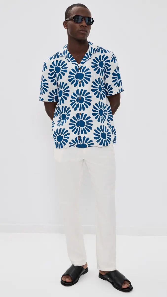 Faherty Linen Camp Shirt | Thumbnail 5