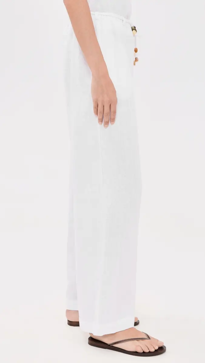 Little Lies Beaded Belt Linen Pants | Thumbnail 4 Little Lies Beaded Belt Linen Pants | Thumbnail 4