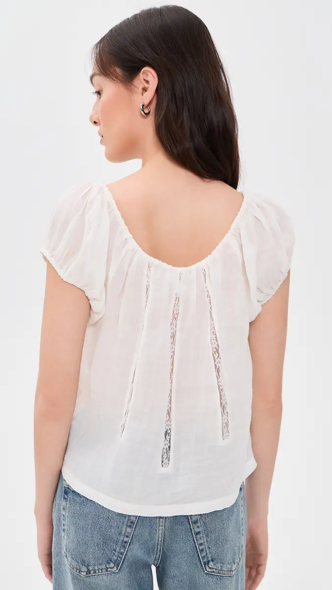 Citizens of Humanity Tatev Blouse White | Thumbnail 3 Citizens of Humanity Tatev Blouse White | Thumbnail 3