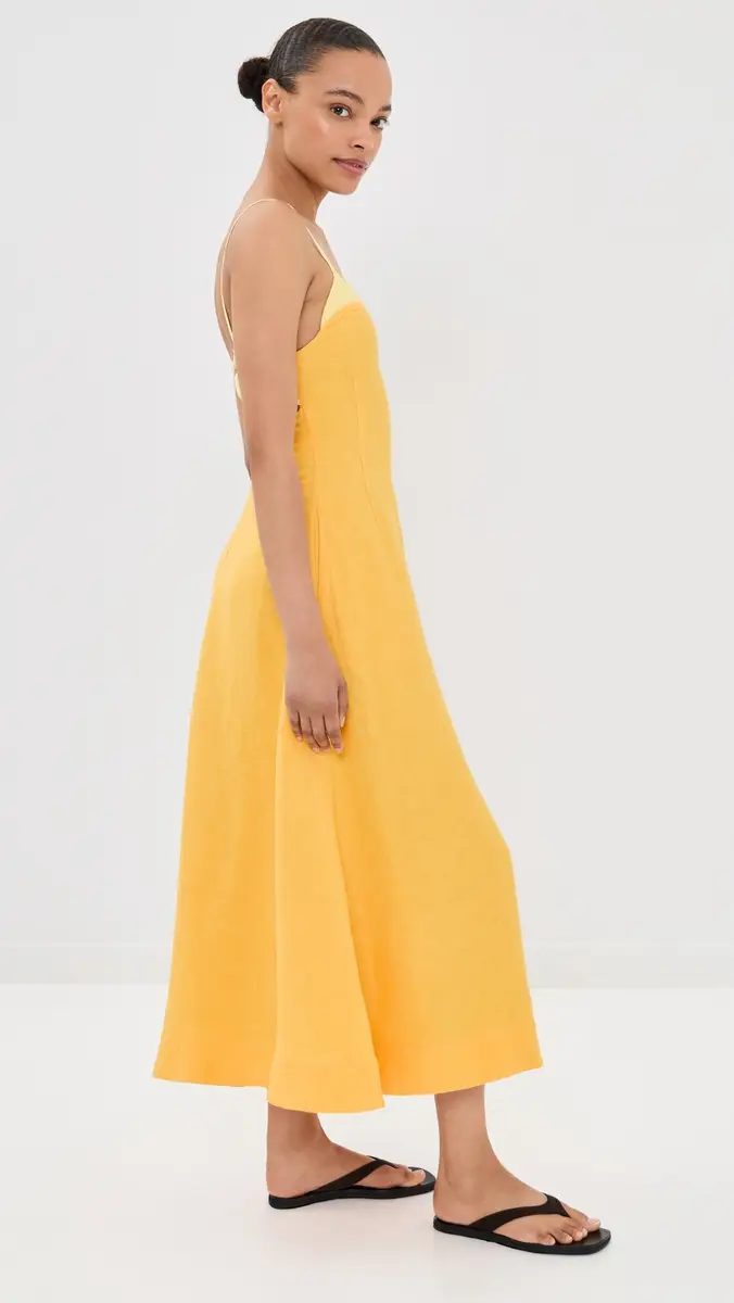 Simkhai Corabeth Colorblock Midi Dress | Thumbnail 4 Simkhai Corabeth Colorblock Midi Dress | Thumbnail 4