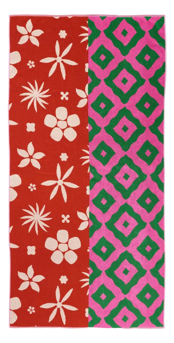 Dusen Dusen Beach Towel Peony One Size | Image 1 Dusen Dusen Beach Towel Peony One Size | Image 1