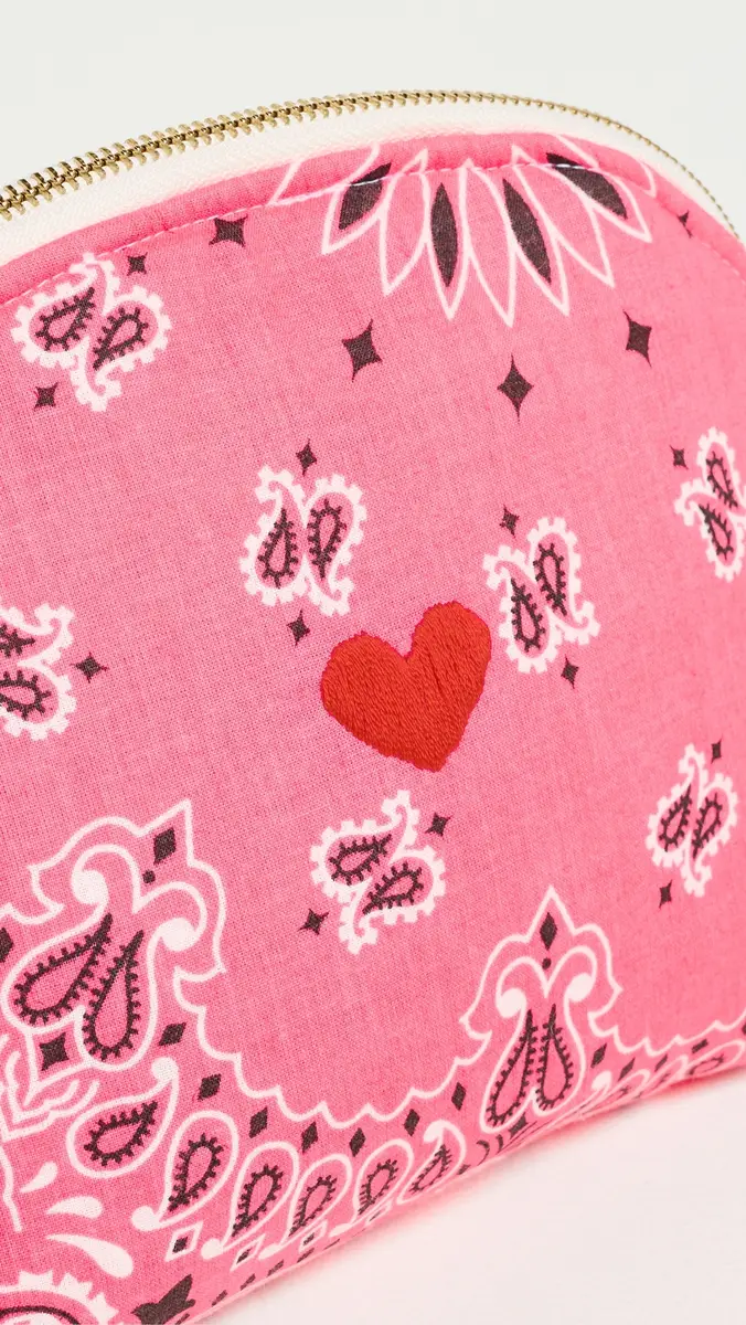 CALL IT BY YOUR NAME Small Coeur Vanity Pouch Strawberry/Pale Pink One Size | Thumbnail 5 CALL IT BY YOUR NAME Small Coeur Vanity Pouch Strawberry/Pale Pink One Size | Thumbnail 5