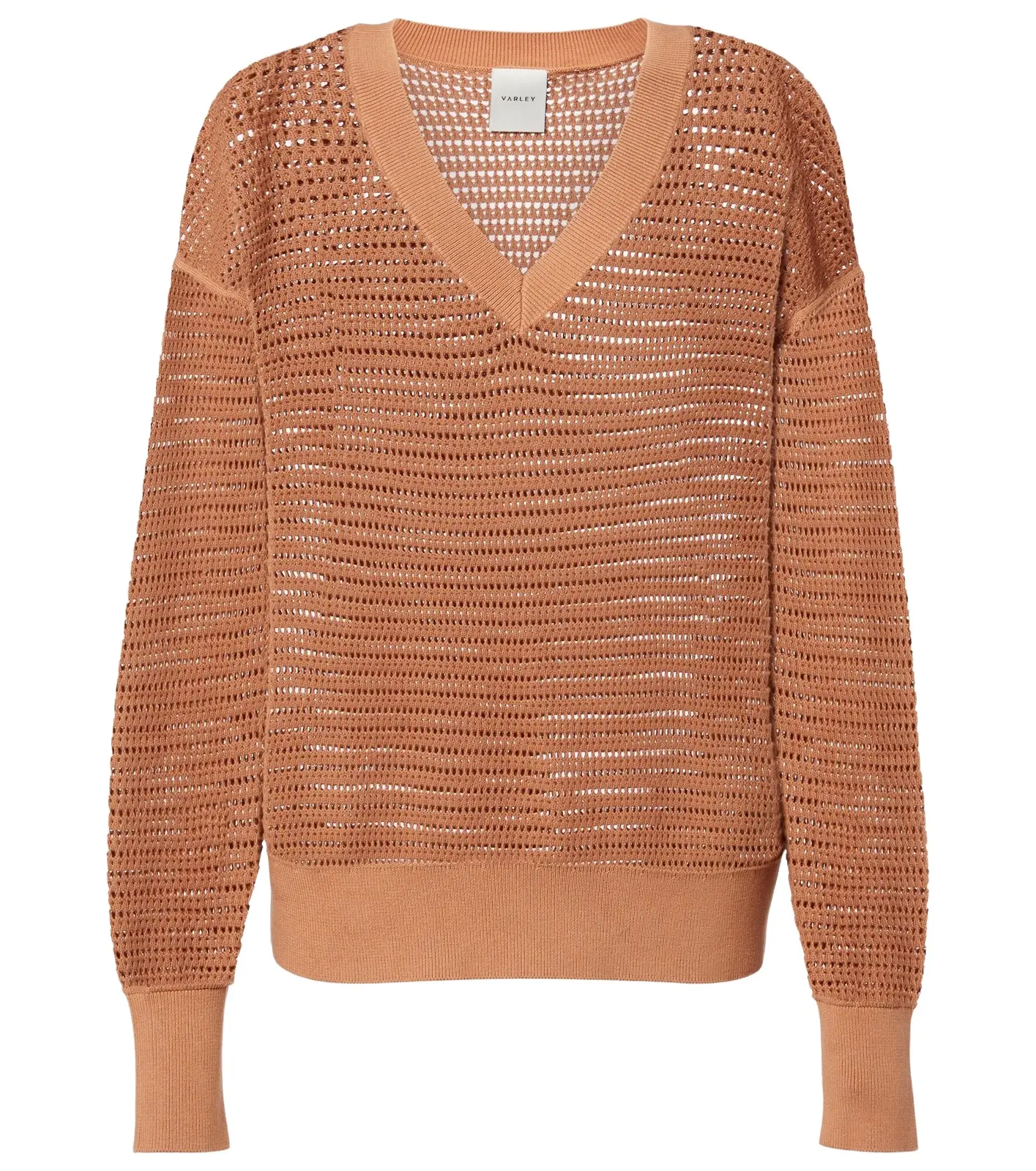 Gaia open-knit cotton sweater