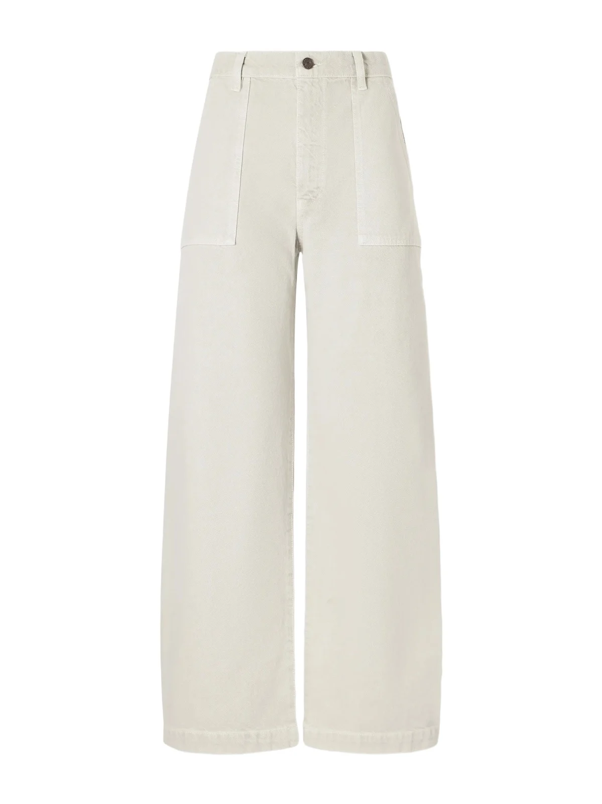 Frame The Bow Cargo High-rise Barrel-leg Jeans