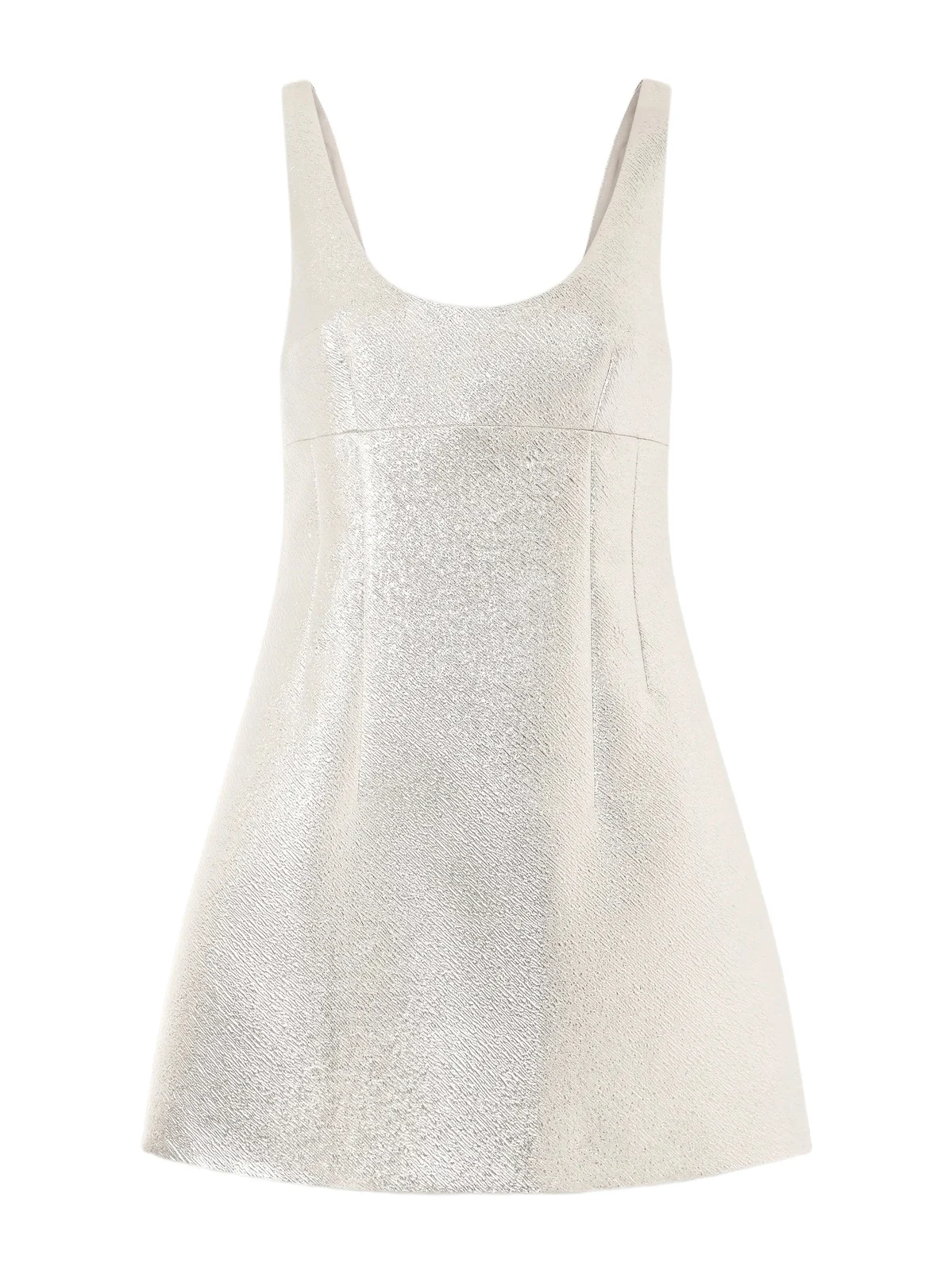 Emilia Wickstead Emma Metallic Cloque Mini Dress