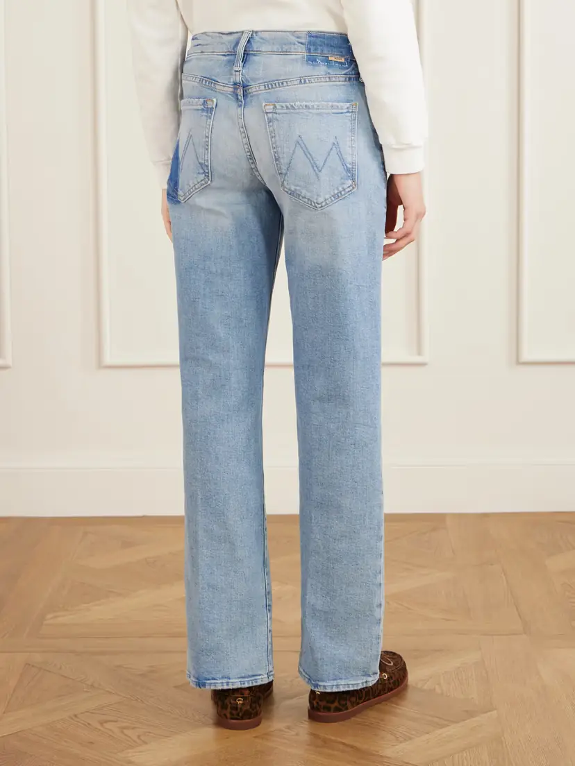 Mother The Mid Rise Zip Rambler Skimp Wide-leg Jeans | Thumbnail 4 Mother The Mid Rise Zip Rambler Skimp Wide-leg Jeans | Thumbnail 4
