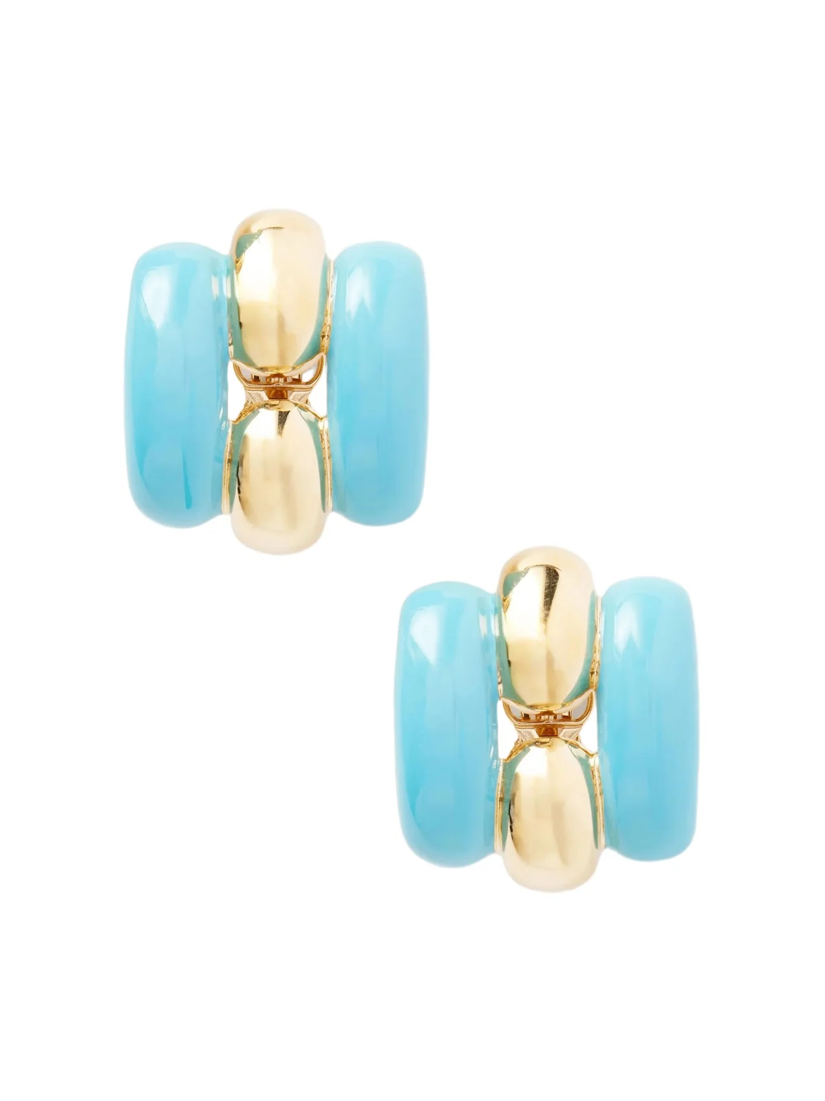 Pas Plus Enamel Earrings