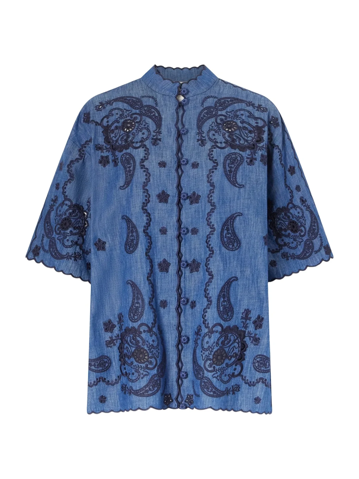 Aster Embroidered Denim Shirt Aster Embroidered Denim Shirt