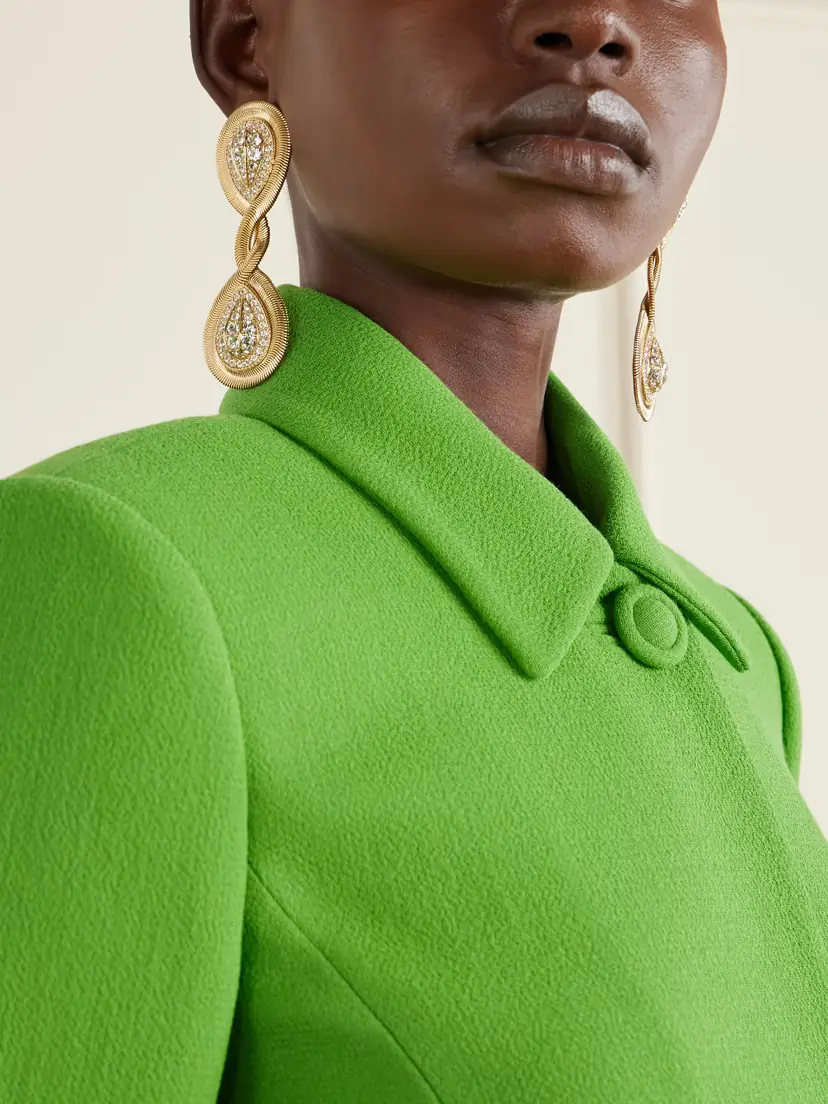 Valentino Garavani Gold-tone Crystal Earrings | Thumbnail 2