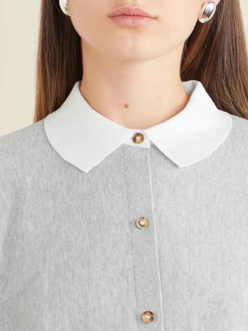 La Ligne Knitted Cotton-blend Shirt | Thumbnail 4 La Ligne Knitted Cotton-blend Shirt | Thumbnail 4