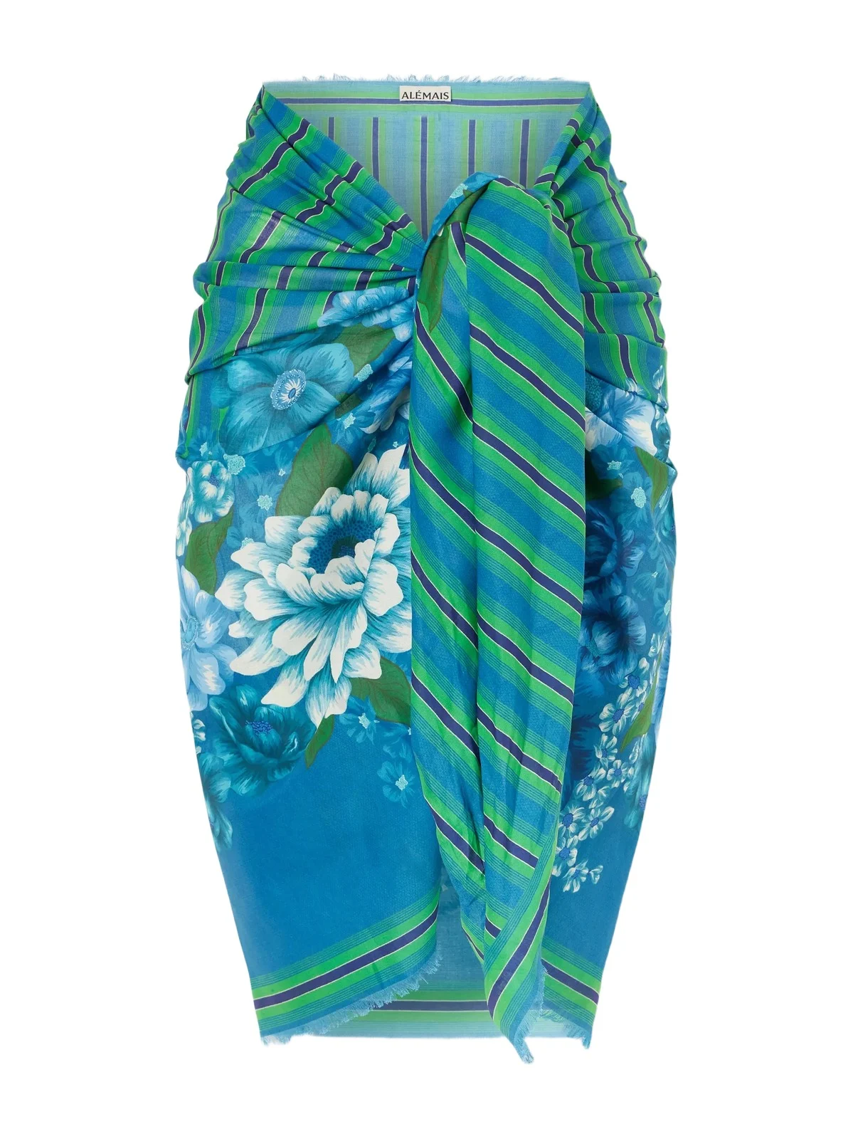 Margo Printed Organic Cotton-voile Pareo Margo Printed Organic Cotton-voile Pareo