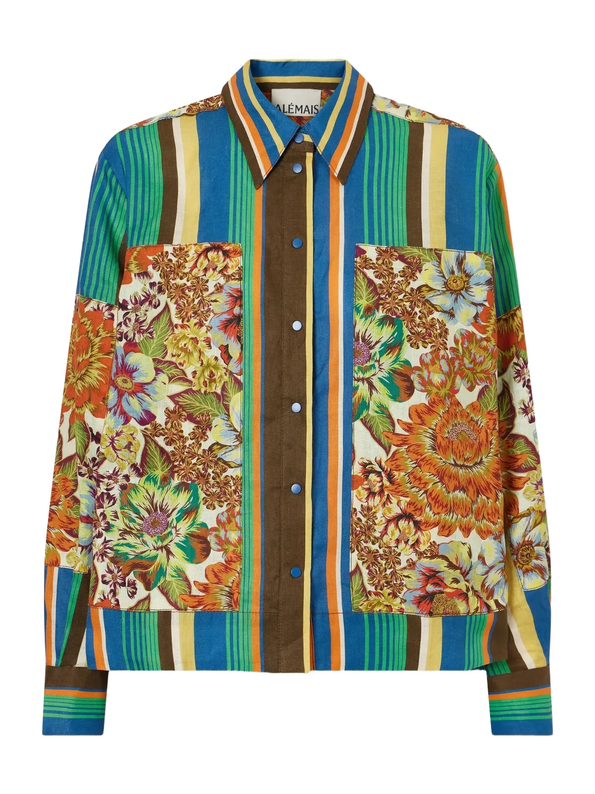 Charlie Printed Linen Shirt
