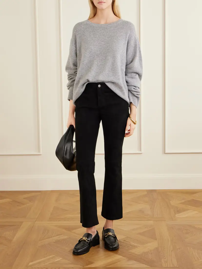 STOULS Dean Suede Flared Pants | Thumbnail 2 STOULS Dean Suede Flared Pants | Thumbnail 2