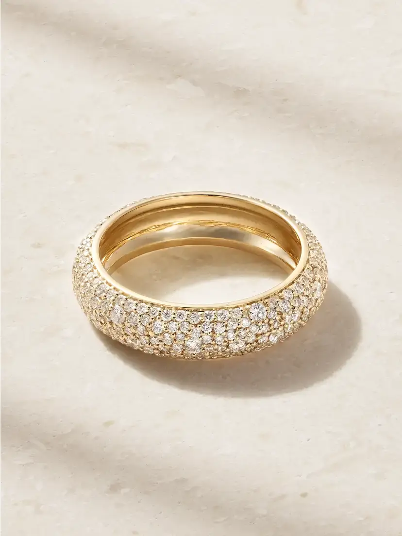 STONE AND STRAND First Spark 14-karat Gold Diamond Ring | Thumbnail 3 STONE AND STRAND First Spark 14-karat Gold Diamond Ring | Thumbnail 3