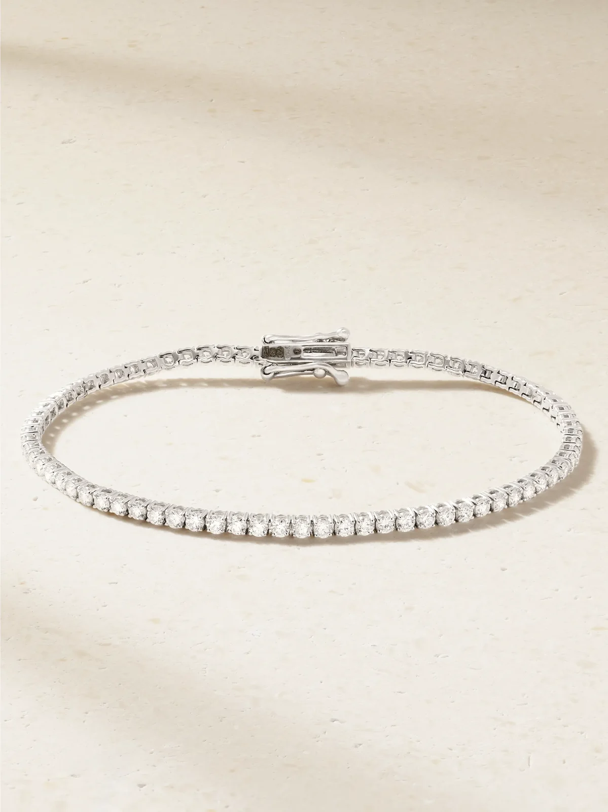 14-karat White Gold Diamond Tennis Bracelet
