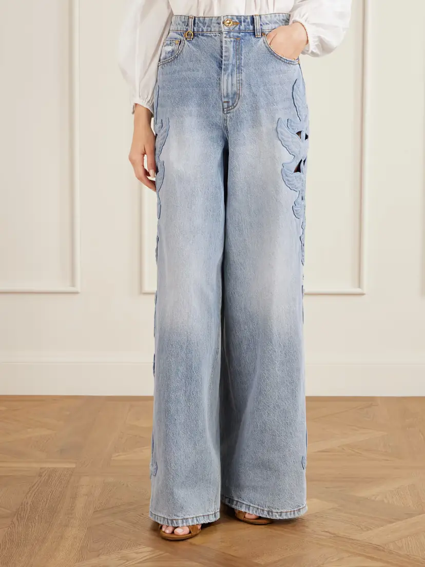 Zimmermann Alchemy Appliquéd Flared Jeans | Thumbnail 3 Zimmermann Alchemy Appliquéd Flared Jeans | Thumbnail 3