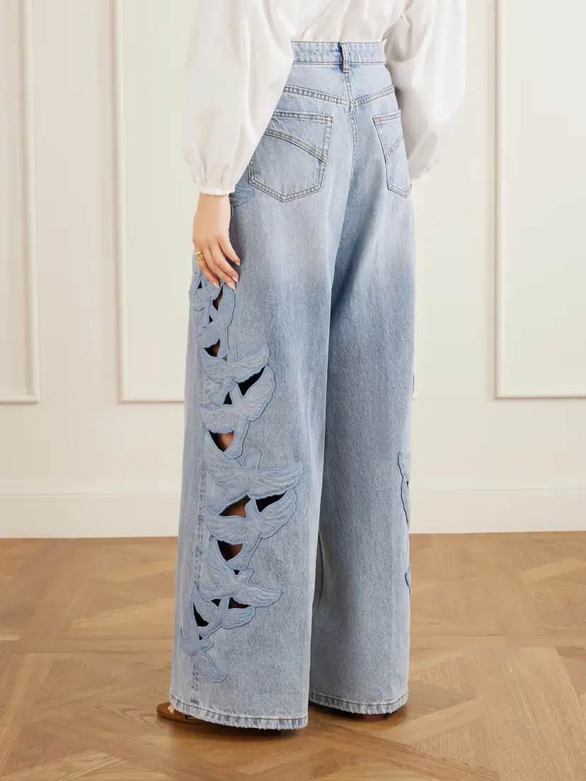 Zimmermann Alchemy Appliquéd Flared Jeans | Thumbnail 4 Zimmermann Alchemy Appliquéd Flared Jeans | Thumbnail 4