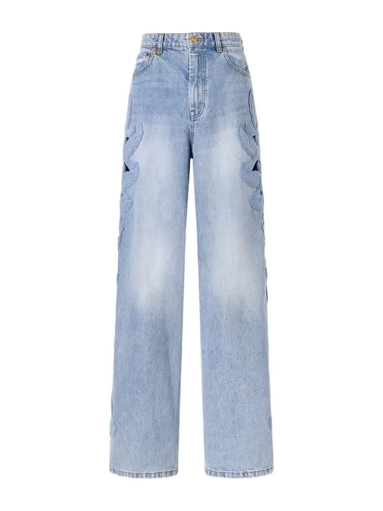 Zimmermann Alchemy Appliquéd Flared Jeans | Image 1 Zimmermann Alchemy Appliquéd Flared Jeans | Image 1