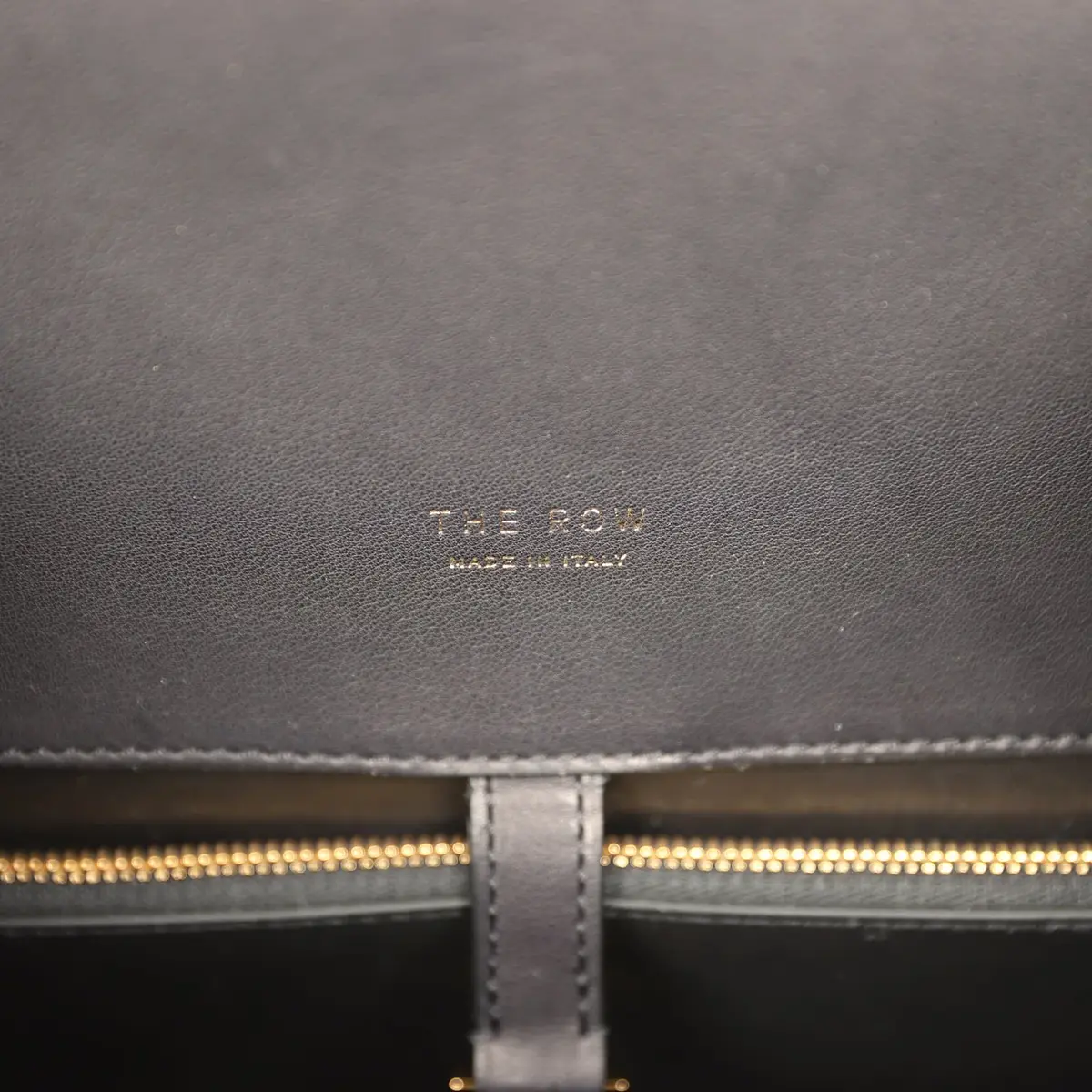 The Row The Row East West Margaux Bag Black Saddle Leather Gold Hardware | Thumbnail 11 The Row The Row East West Margaux Bag Black Saddle Leather Gold Hardware | Thumbnail 11