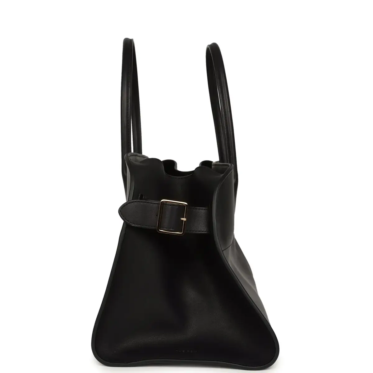The Row The Row East West Margaux Bag Black Saddle Leather Gold Hardware | Thumbnail 3 The Row The Row East West Margaux Bag Black Saddle Leather Gold Hardware | Thumbnail 3