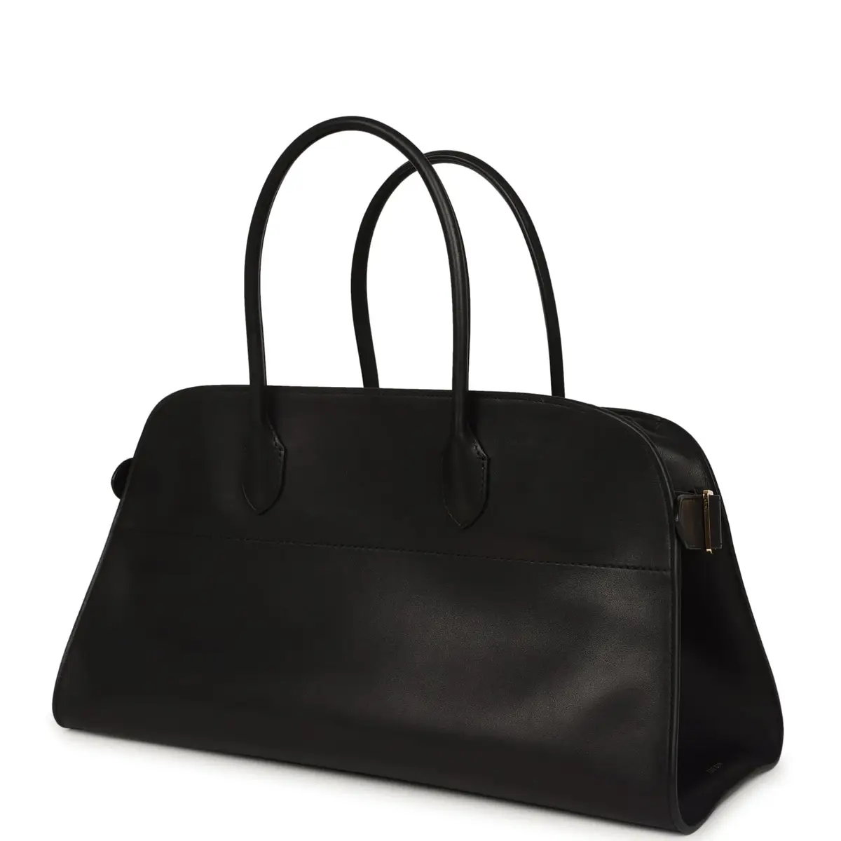 The Row The Row East West Margaux Bag Black Saddle Leather Gold Hardware | Thumbnail 5 The Row The Row East West Margaux Bag Black Saddle Leather Gold Hardware | Thumbnail 5